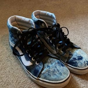 VANS sz 7.5 womens - acid wash 80s! 😎